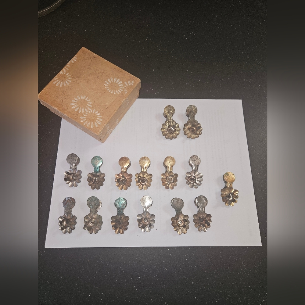 Tin Christmas Tree Candle Holders